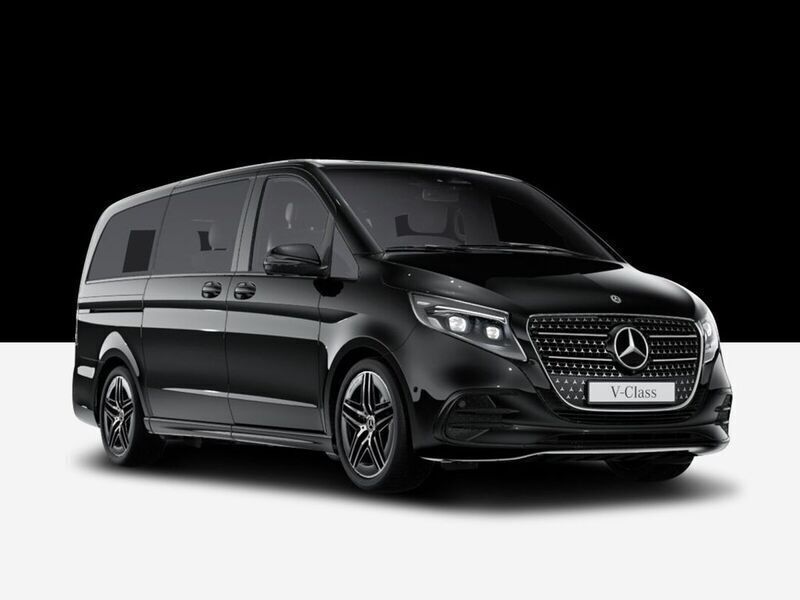 Schwarz Neu 2025 Mercedes V300 Avantgarde Van / Kleinbus | 83.990 € (Superpreis) - Bild 1/4
