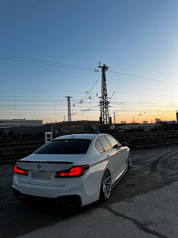 Brugt BMW 540 340 HK (250 kW) 2018 Hvid Sedan