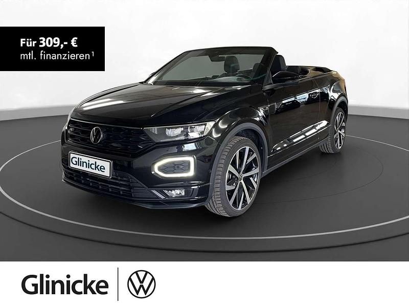 Deep black perleffekt Gebraucht 2022 VW T-Roc Cabriolet R-line Cabrio | 29.480 € (Fairer Preis) - Bild 1/1
