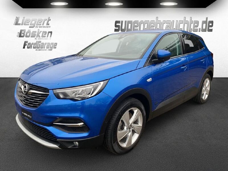 Topas blau Gebraucht 2021 Opel Grandland X Elegance SUV | 23.900 € (Fairer Preis) - Bild 1/4