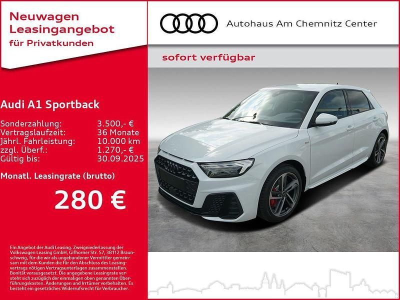 Weiß Neu 2025 Audi A1 Sportback S-Line Kleinwagen | 31.990 € (Guter Preis) - Bild 1/3