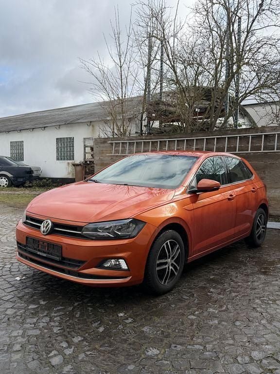 Gebraucht VW Polo Highline 116 PS (85 kW) 2019 Orange Kleinwagen