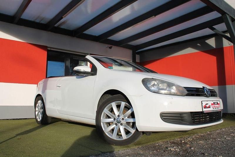 Weiß Gebraucht 2013 VW Golf Cabriolet Basis Cabrio | 5.495 € (Fairer Preis) - Bild 1/4