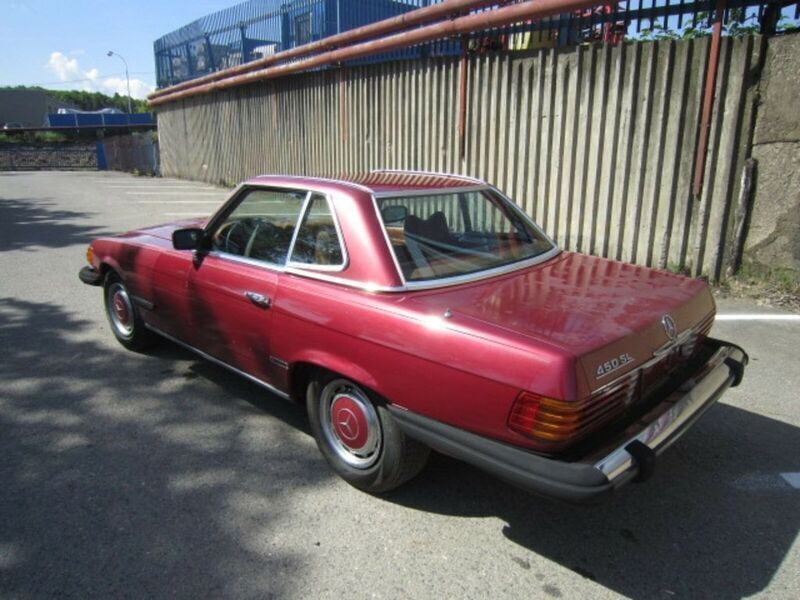 Second-hand Mercedes SL450 1977 Roșu Cabrio
