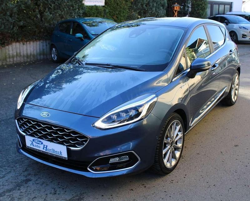 Chromablau Gebraucht 2020 Ford Fiesta Vignale Kleinwagen | 16.950 € (Fairer Preis) - Bild 1/4