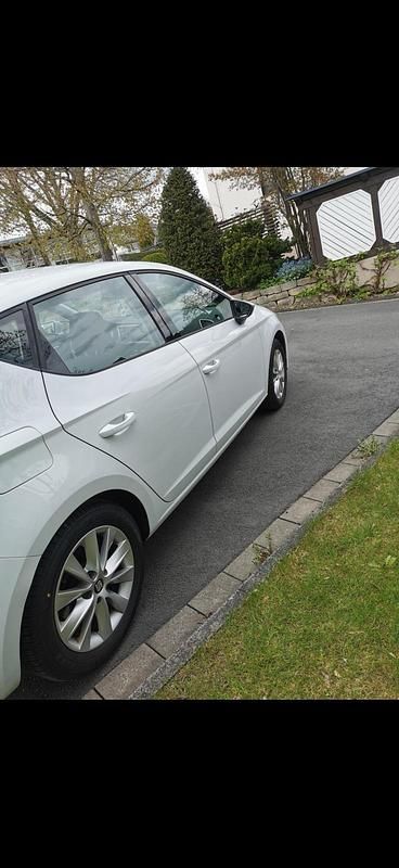 Usata Seat Leon 110 CV (80 kW) 2017 Bianco Berlina