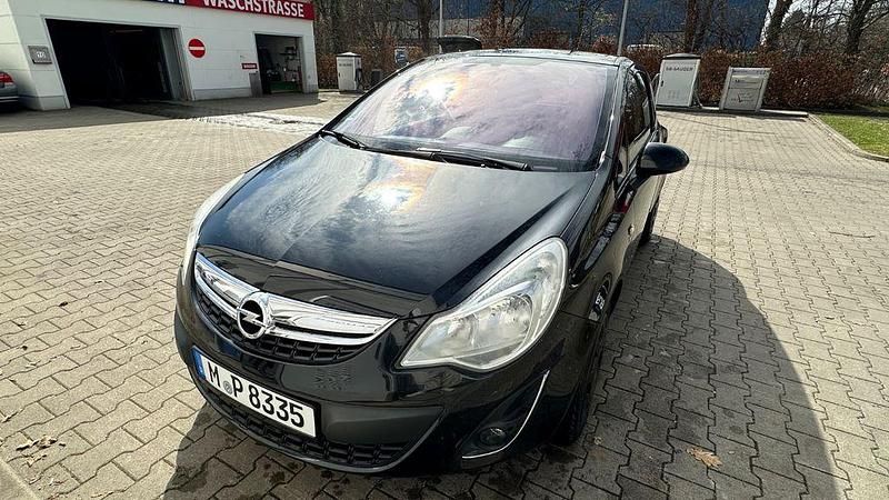 Gebraucht Opel Corsa Edition 101 PS (74 kW) 2012 Schwarz Kleinwagen