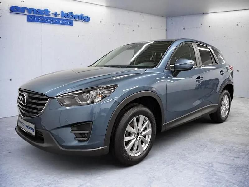 Blau Gebraucht 2016 Mazda CX-5 Exclusive-Line SUV | 16.490 € (Teuer) - Bild 1/4