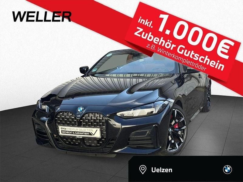 Black sapphire (schwarz) Gebraucht 2025 BMW 430 Cabriolet M Sport Cabrio | 61.900 € - Bild 1/4