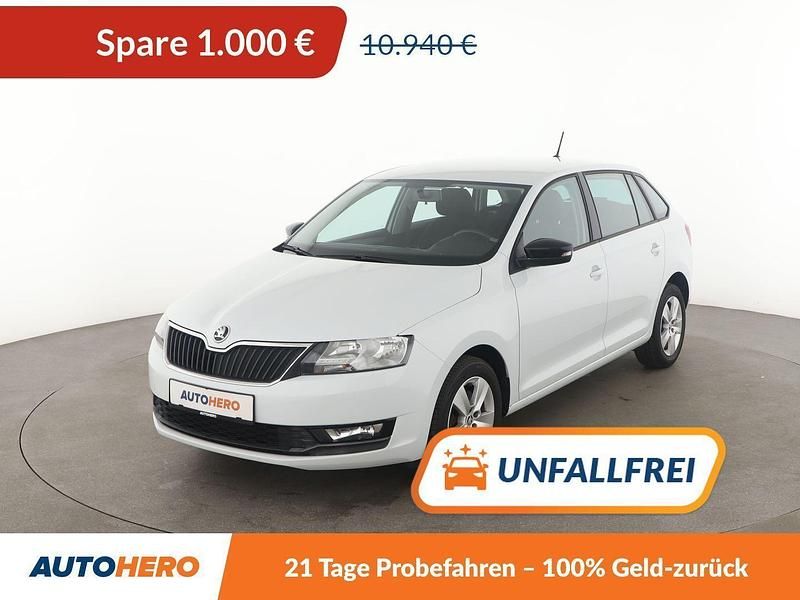 Weiß Gebraucht 2019 Skoda Rapid Ambition Limousine | 9.940 € (Fairer Preis) - Bild 1/3