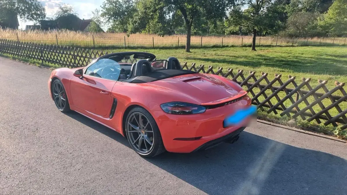 Gebraucht Porsche 718 349 PS (256 kW) 2017 Orange Cabrio