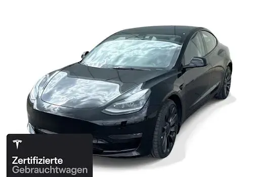 Used Tesla Model 3 Performance 377 kW (513 HP) 2021 Black Sedan
