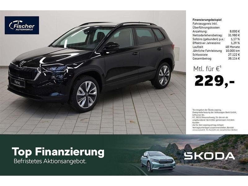Neu Skoda Karoq Selection 150 PS (110 kW) 2025 Blackmagicperleffekt SUV