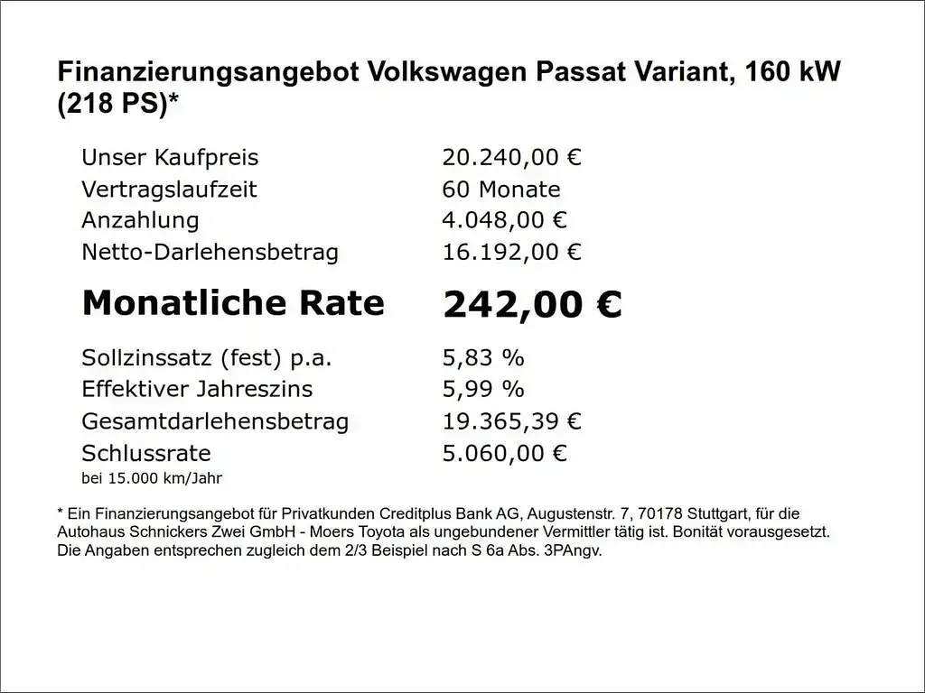 Gebraucht VW Passat Business 218 PS (160 kW) 2020 Weiss Kombi