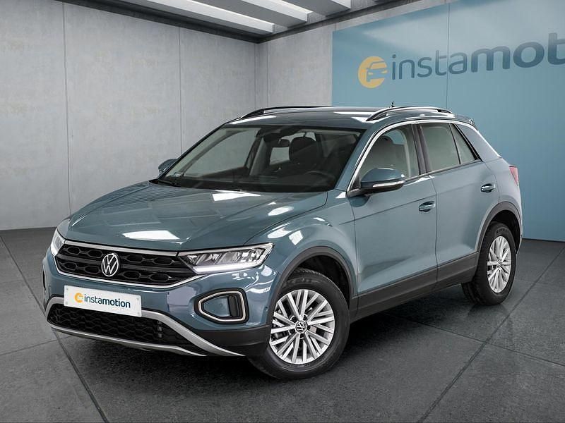 Blau Gebraucht 2024 VW T-Roc SUV | 25.949 € (Guter Preis) - Bild 1/4