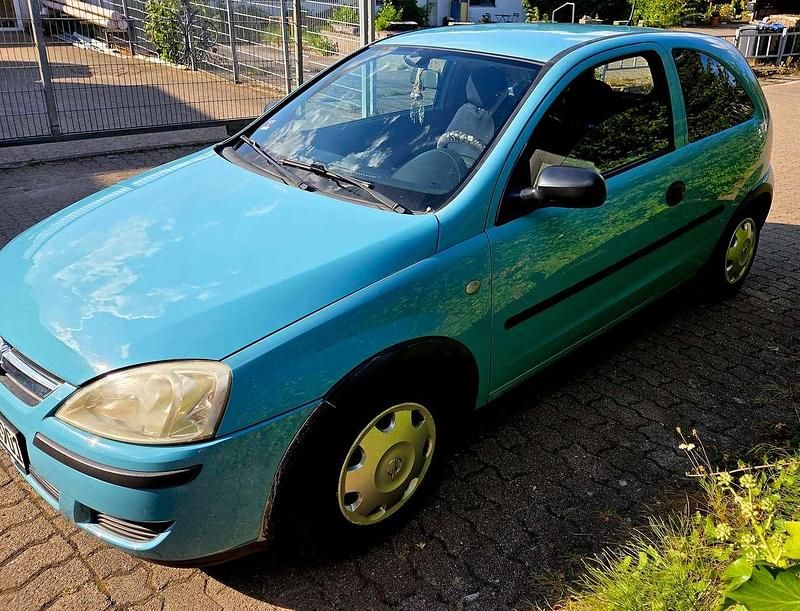 Blau Gebraucht 2004 Opel Corsa Limousine | 1.999 € (Fairer Preis) - Bild 1/4