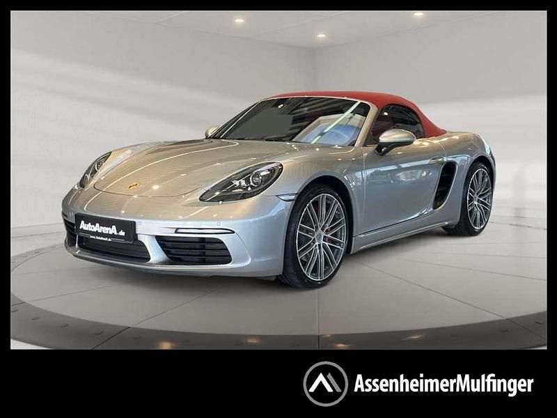 Gtsilber metallic Gebraucht 2019 Porsche 718 Boxster S Cabrio | 66.718 € (Superpreis) - Bild 1/2
