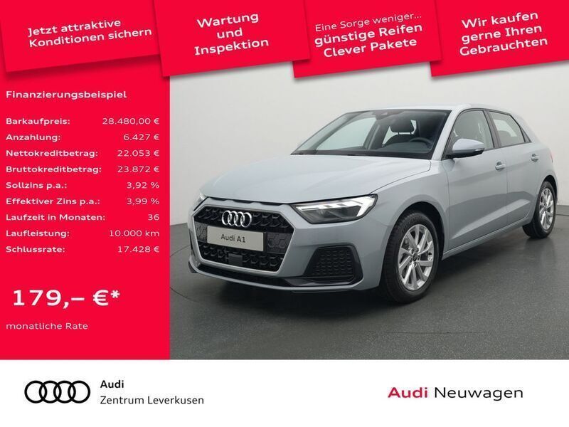 Pfeilgrau Neu 2024 Audi A1 Sportback Advanced Kleinwagen | 28.480 € (Fairer Preis) - Bild 1/4