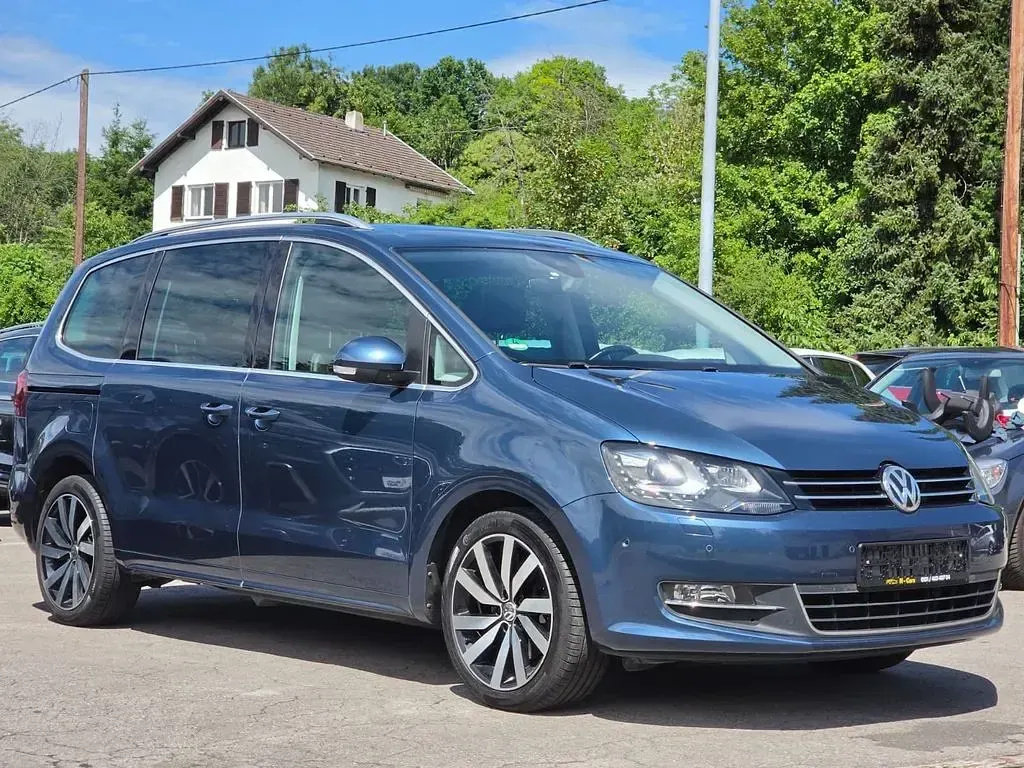 Gebraucht VW Sharan Highline 184 PS (135 kW) 2016 Blau Van / Kleinbus