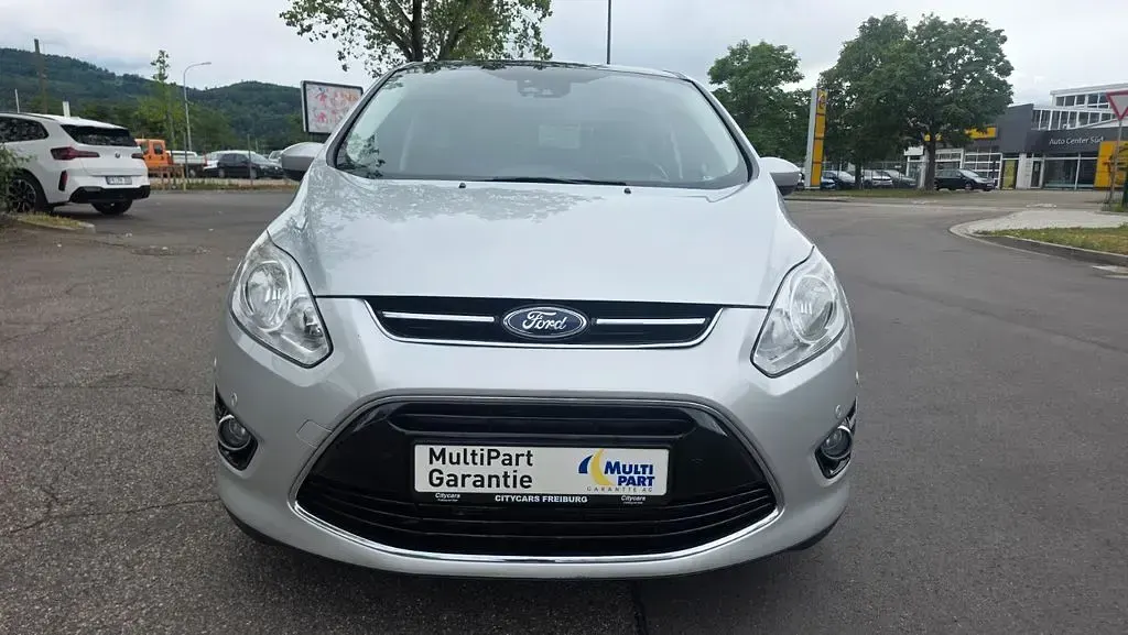 Gebraucht Ford C-MAX Titanium 125 PS (91 kW) 2014 Silber Van / Kleinbus