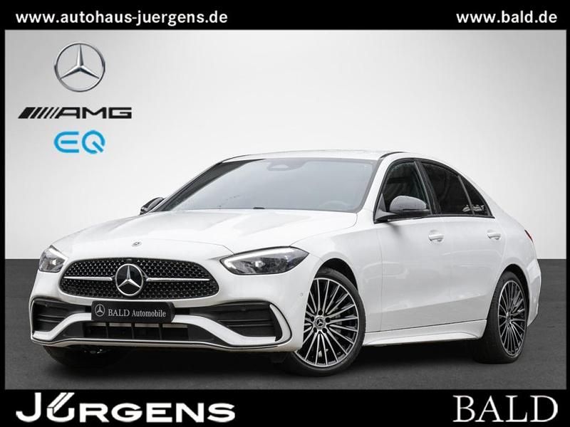 Polarweiß Gebraucht 2024 Mercedes C200 AMG Limousine | 43.230 € (Etwas zu teuer) - Bild 1/4