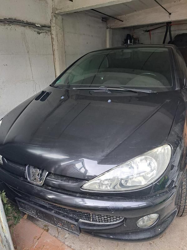 Schwarz Gebraucht 2003 Peugeot 206 Cabrio | 1.500 € - Bild 1/4