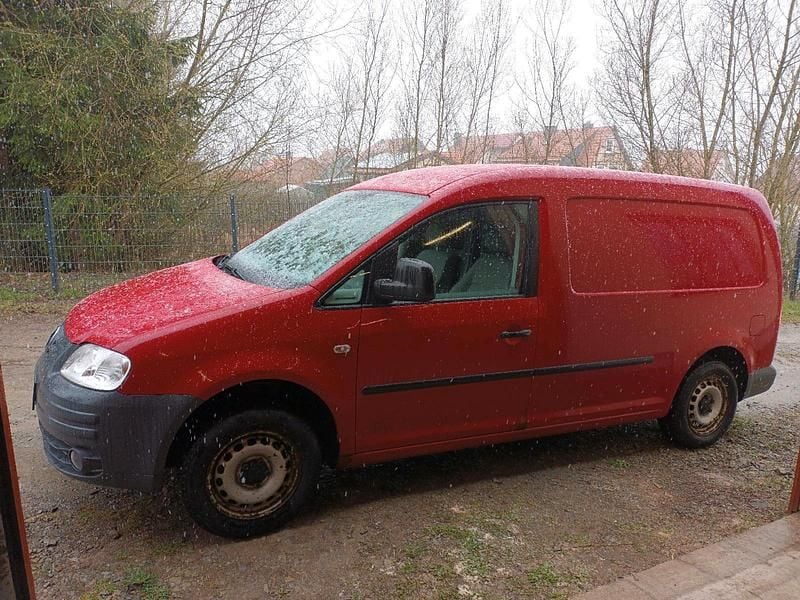 Gebraucht VW Caddy Maxi 105 PS (77 kW) 2009 Rot Van / Kleinbus