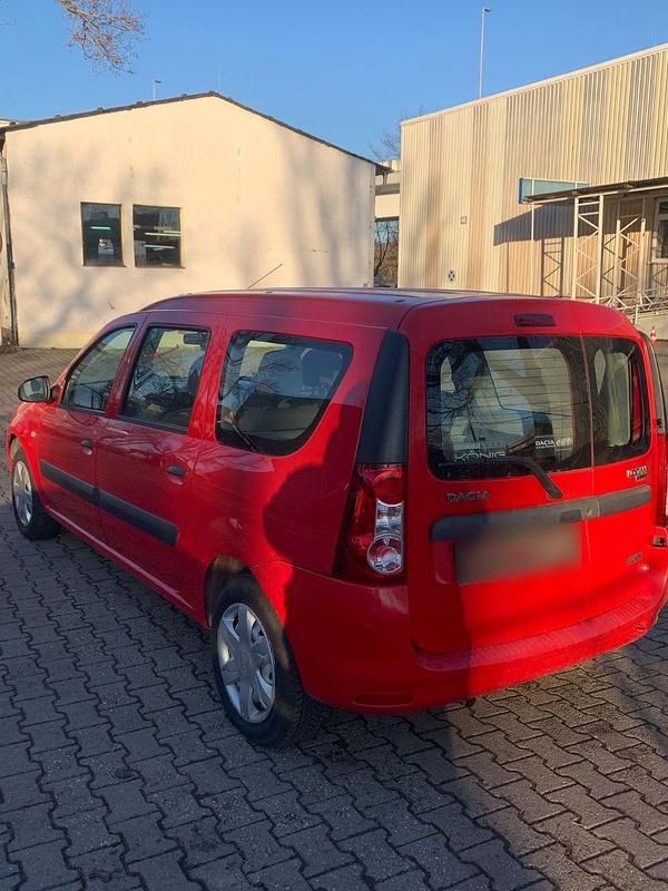 Gebraucht Dacia Logan MCV 75 PS (55 kW) 2009 Rot Kombi