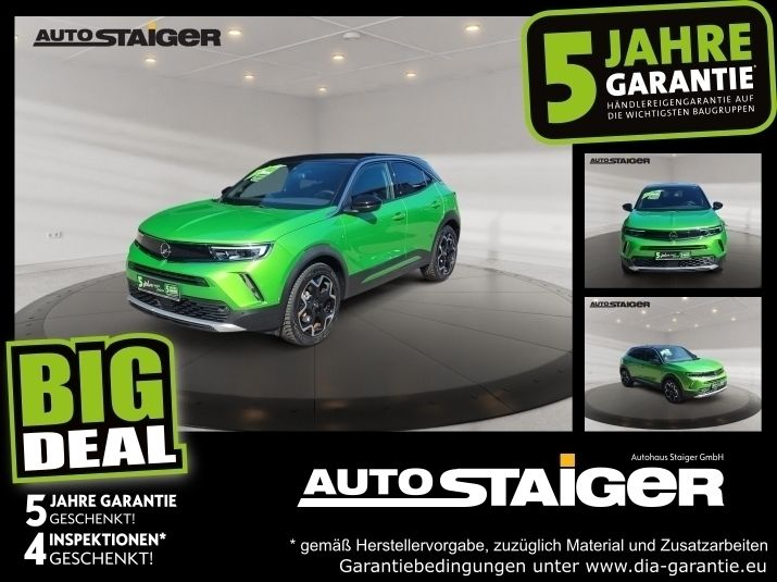 Matcha green Gebraucht 2021 Opel Mokka-e Ultimate SUV | 17.990 € (Guter Preis) - Bild 1/4