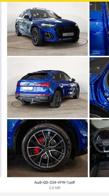 Gebraucht Audi Q5 S-Line 265 PS (194 kW) 2024 Blau SUV