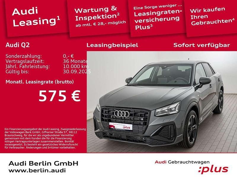 Daytonagrau perleffekt Gebraucht 2025 Audi Q2 S-Line SUV | 40.900 € - Bild 1/3