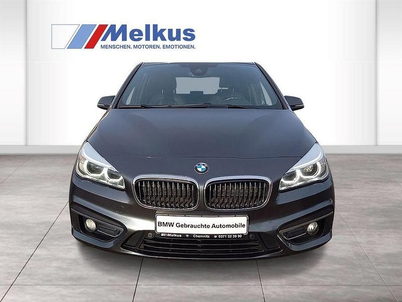 Gebraucht BMW 218 Gran Tourer Luxury Line 150 PS (110 kW) 2015 Grau Van / Kleinbus