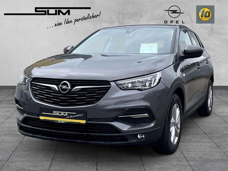 Mondstein grau/e:vulkan grau Gebraucht 2021 Opel Grandland X Edition SUV | 21.490 € (Etwas zu teuer) - Bild 1/4