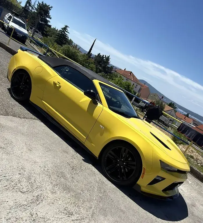 Gebraucht Chevrolet Camaro SS 461 PS (339 kW) 2016 Gelb Cabrio