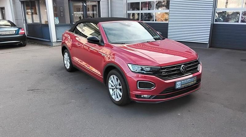 Gebraucht VW T-Roc Cabriolet R-line 150 PS (110 kW) 2022 Rot Cabrio