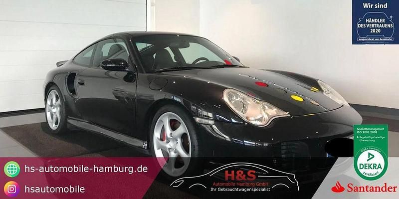 Schwarz Gebraucht 2003 Porsche 996 Turbo Coupé | 74.900 € (Fairer Preis) - Bild 1/4