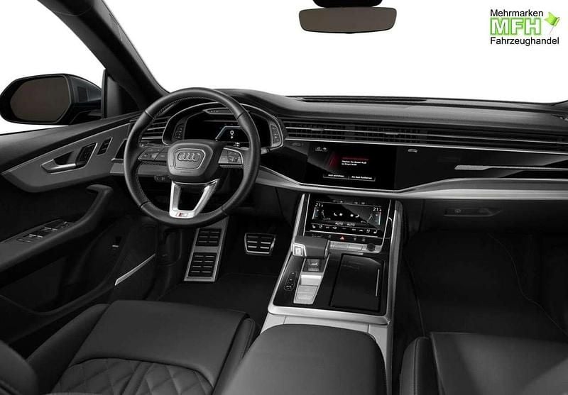Neu Audi Q8 S-Line 286 PS (210 kW) 2025 Mythosschwarz metallic SUV