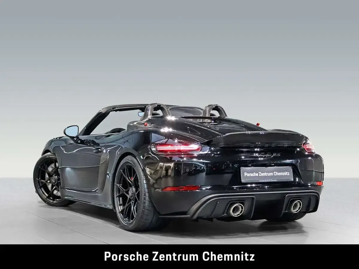 Neu Porsche 718 Spyder RS 500 PS (367 kW) 2026 Schwarz Cabrio