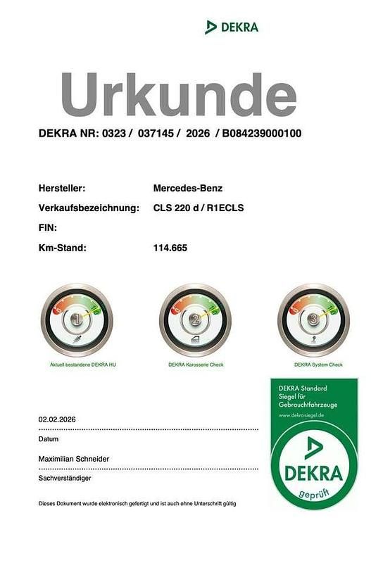 Gebraucht Mercedes CLS220 AMG 194 PS (142 kW) 2022 Grau Coupé