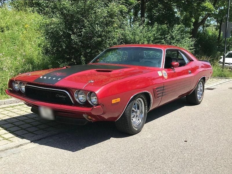 Second-hand Dodge Challenger 450 CP (330 kW) 1973 Roșu Coupe