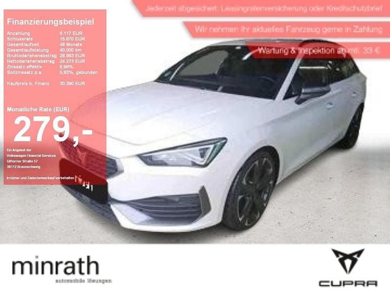 Weiß Gebraucht 2023 Cupra Leon VZ Kombi | 30.390 € (Fairer Preis) - Bild 1/4