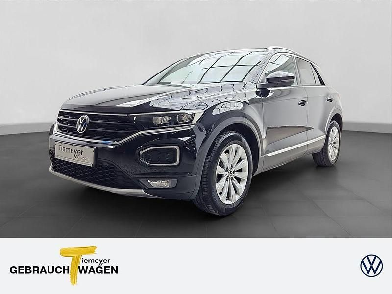 Schwarz Gebraucht 2021 VW T-Roc Sport SUV | 23.790 € (Guter Preis) - Bild 1/4