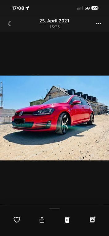 Rot Gebraucht 2014 VW Golf VII GTI Limousine | 13.000 € (Fairer Preis) - Bild 1/4