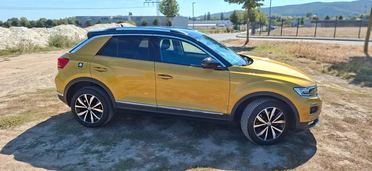 Gebraucht VW T-Roc Style 150 PS (110 kW) 2018 Gelb SUV