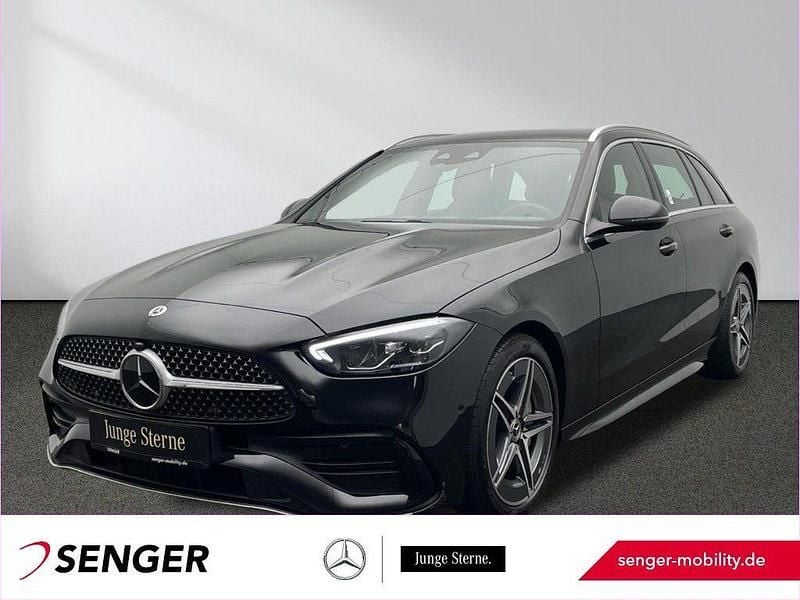 Schwarz Gebraucht 2024 Mercedes C300 AMG Limousine | 48.780 € (Fairer Preis) - Bild 1/4