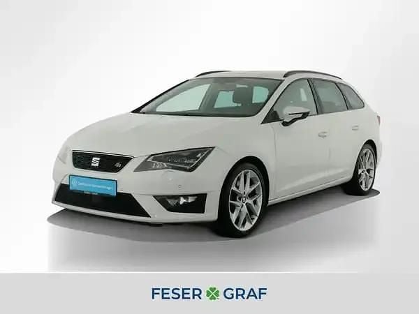 Candyweiß Gebraucht 2014 Seat Leon Kombi | 11.901 € (Fairer Preis) - Bild 1/4
