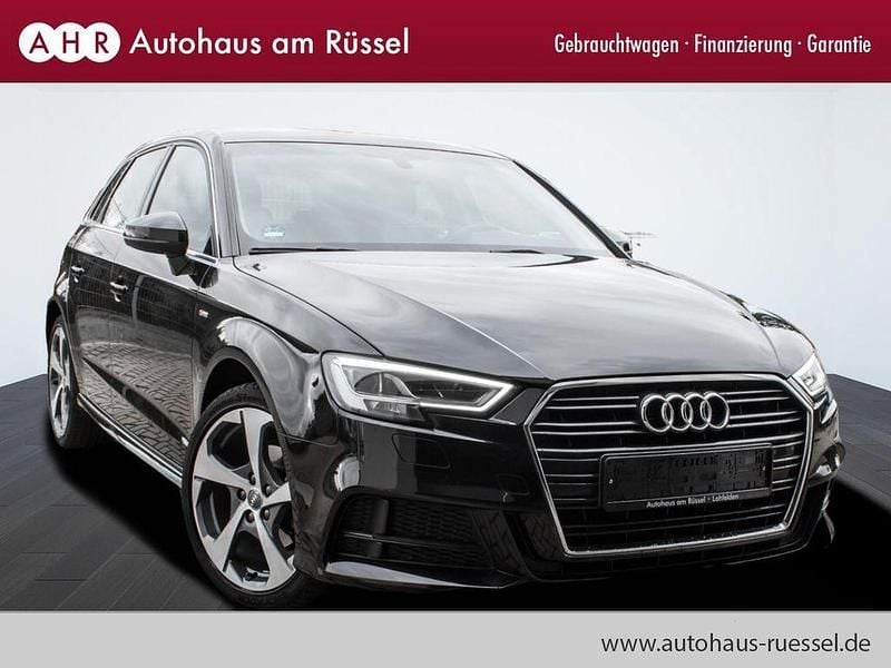 Schwarz Gebraucht 2018 Audi A3 Sportback S-Line Kleinwagen | 20.990 € (Fairer Preis) - Bild 1/4