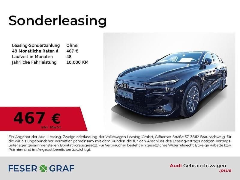 Gebraucht Audi A6 e-tron Ambiente 210 kW (286 PS) 2025 Mythosschwarz metallic Kombi