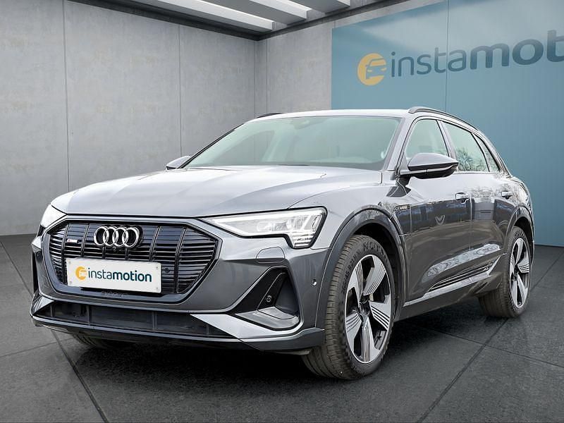 Grau Gebraucht 2021 Audi e-tron S-Line SUV | 24.099 € (Superpreis) - Bild 1/4
