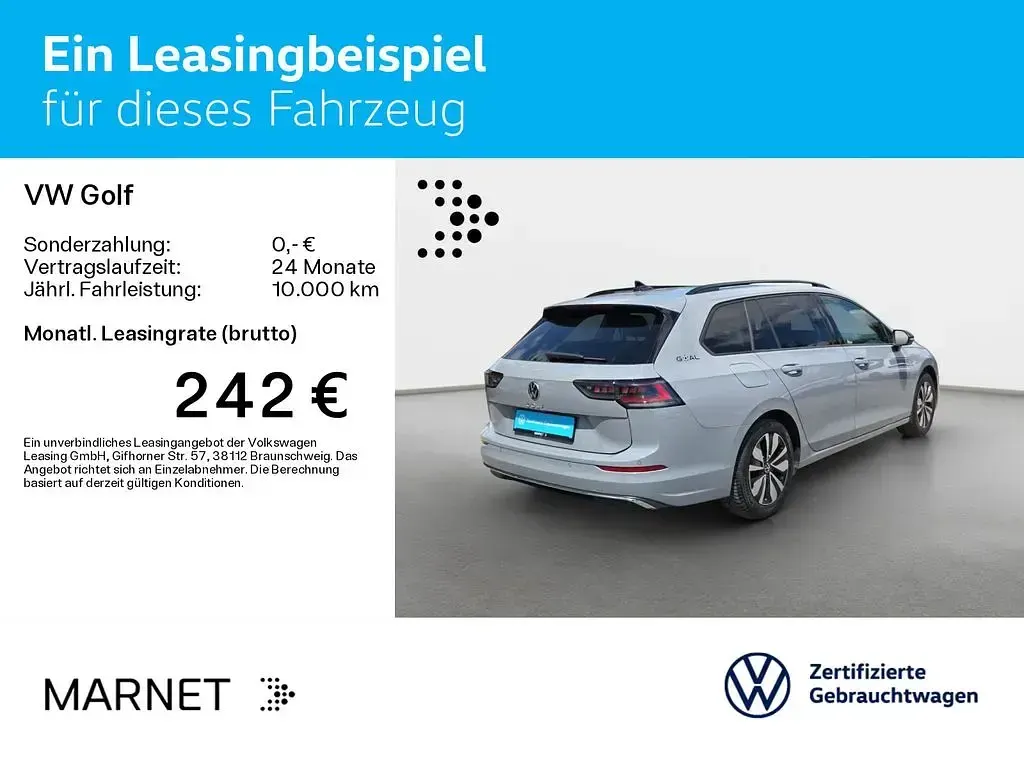 Gebraucht VW Golf VIII Goal 150 PS (110 kW) 2025 Mondsteingrau Kombi